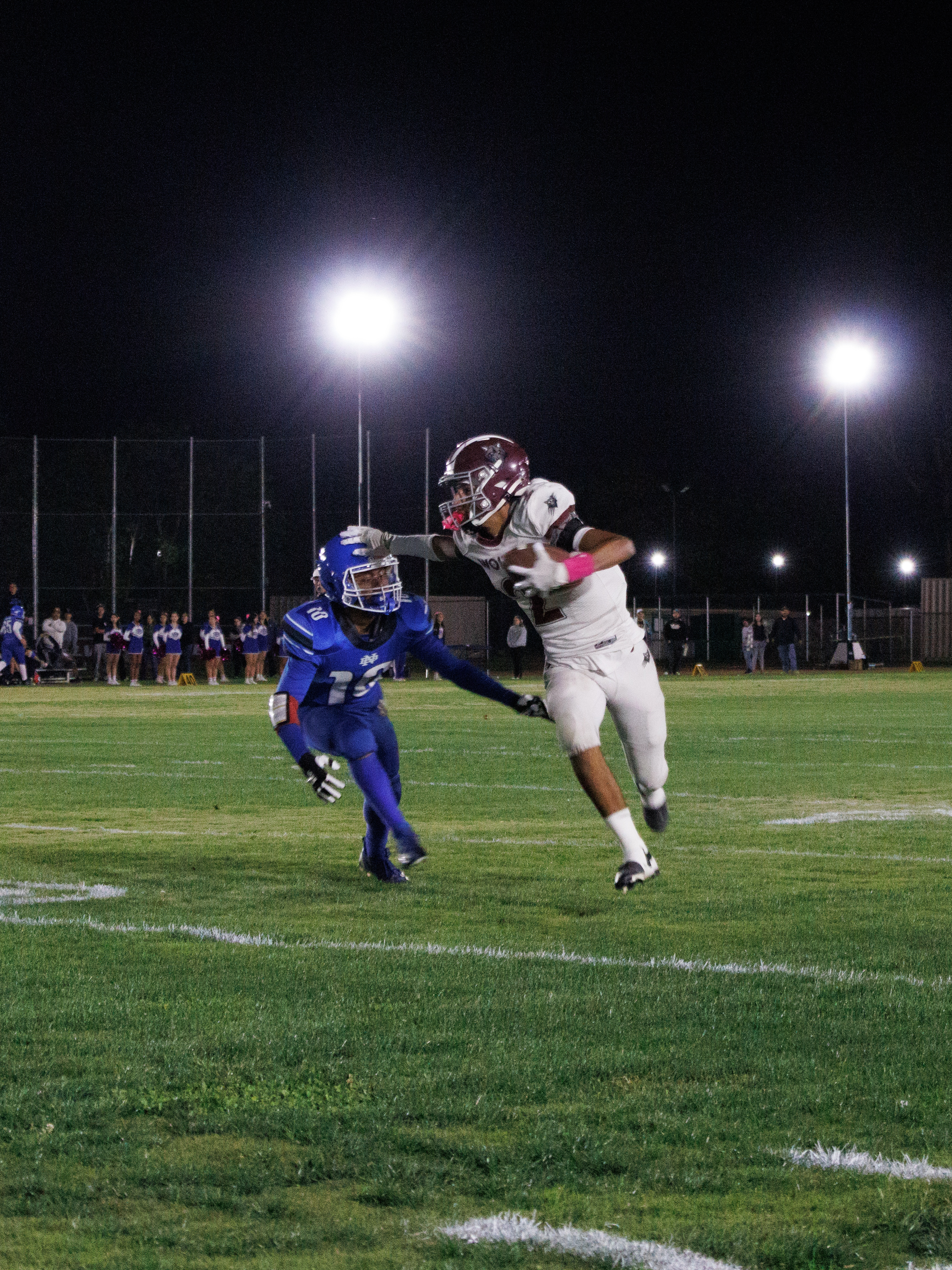 SJVA Wolves Football sideline shot